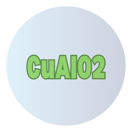 CuAlO2 (Copper Aluminium Oxide) sputtering target icon
