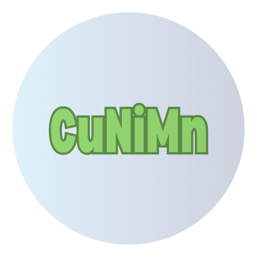 Cu-Ni-Mn (Copper-Nickel-Manganese) sputtering target icon