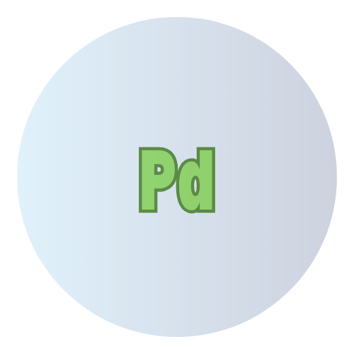 Pd (Palladium) sputtering target icon