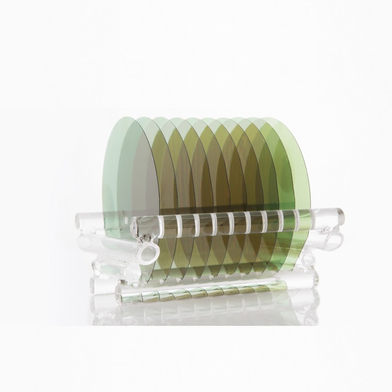 Epitaxial silicon carbide (SiC) wafer with a CVD-grown SiC layer on a silicon carbide substrate